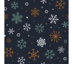 Snowflakes, Navy