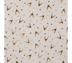 Poplin Christmas Foil, Christmas Deer