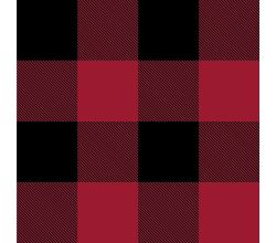 Cuddle Fleece Print, Lumberjack, Dark Red/Black