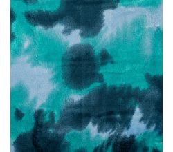 Cuddle Fleece Print, Tie Dye, Emerald
