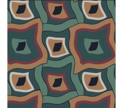 Cuddle Fleece Print, Retro Squares, Bottle