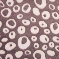 Fleece s kruhy - fialová