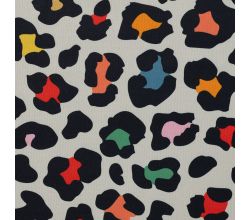Alpenfleece Digital Print, Leopard, Sand