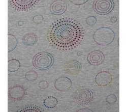 Happy Fleece Dew Drops, Circles, Multicolor