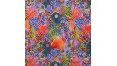 Bambino Digital Print + Quilt - Cyclam Turquase