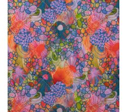 Bambino Digital Print + Quilt, Cyclam Turquase