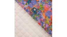 Bambino Digital Print + Quilt - Cyclam Turquase