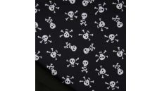 Soft Shell Print - Skulls, Black