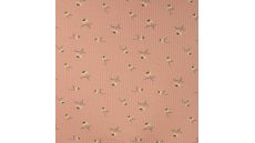 Cutie Waffle Print, Daisies, Dusty Salmon