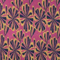 Towel Multi Jacquard Flower - Multi Flower, Fuchsia