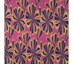 Towel Multi Jacquard Flower, Multi Flower, Fuchsia