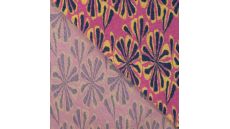 Towel Multi Jacquard Flower - Multi Flower, Fuchsia