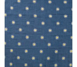 Chambray Embroidery Daisy, Daisy, Denim