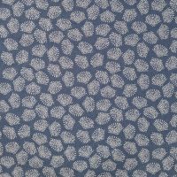 Chambray Print Leaves - Leaves, Denim