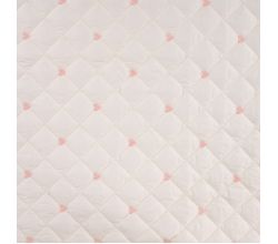 Quilt Hearts, Ecru