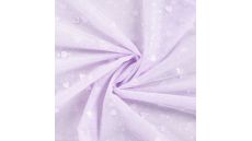 Nylon Mesh & Embroidery Hearts - Dusty Lilac