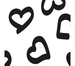 Prato Fleece, Big Heart, White