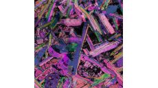 French Terry Digital Brushed - Stone Crystal, Fuchsia