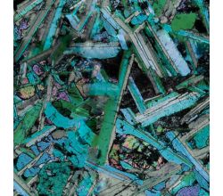 French Terry Digital Brushed, Stone Crystal, Turquase