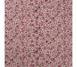 Cotton Voile Digital, Flowers, Fuchsia