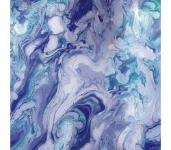 Soft Shell "Rainy" Print, Swirl, Lavender