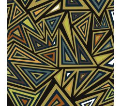 Soft Shell "Rainy" Print, Triangles, Khaki