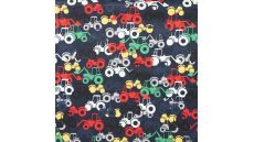 Soft Shell Print - Tractors, Black