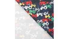 Soft Shell Print - Tractors, Black
