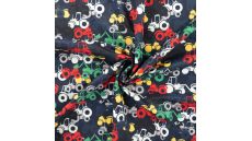 Soft Shell Print - Tractors, Black