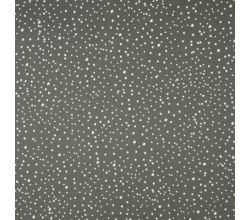 Cotton Poplin Print, Dots, Grey