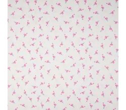 Cotton Poplin Print, Flamingo