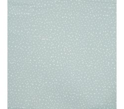 Cotton/EA Jersey, Dots, Dark Dusty Mint