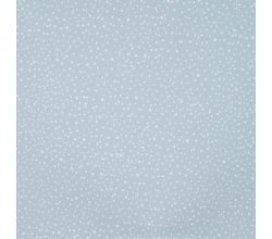 Cotton/EA Jersey, Dots, Dusty Blue