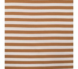 Yd Stripe, Caramel/White 1 cm
