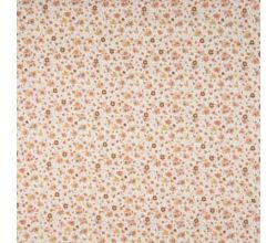 Digital Flower Prints, Camel Beige