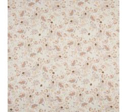 Digital Flower Prints, Camel Beige