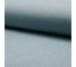 French Terry Glitter, Dusty Mint