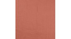 Mušelín / dvojitá gázovina - dark salmon