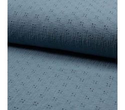 Bambino Embroidery, Dusty Blue