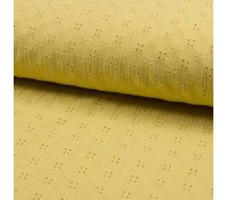 Bambino Embroidery, Dusty Yellow