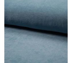Jersey Fine Rib, Dusty Blue
