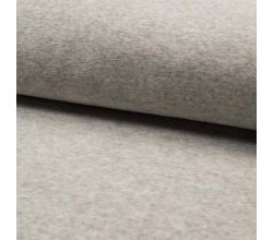 Jersey Fine Rib - Light Grey Melange