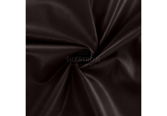 Suede Back Leather - Dark Brown