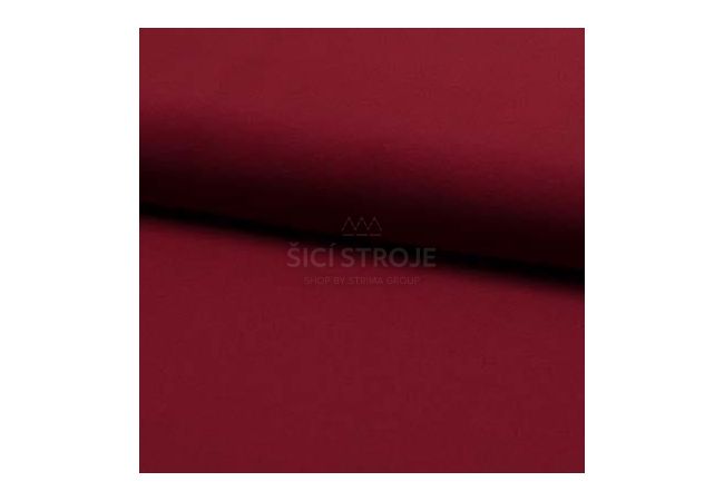 Dubbel Crepe Georgette - Wine Red