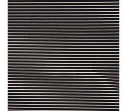 Punta Yarn Dyed Stripes, Black White Small 0,3 x 0,8 cm