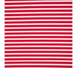 Punta Yarn Dyed Stripes, Red White Medium 0,8 x 1,1 cm