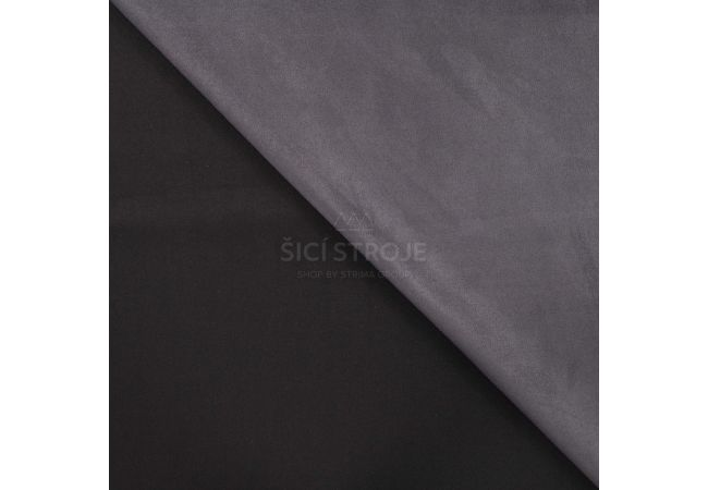 Scuba Suede Capri - Antracite