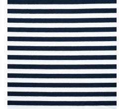 Viscose/EA Stripe, Navy 10 mm