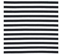 Viscose/EA Stripe - Black 10 mm