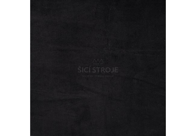 Co/Sp Corduroy Washed - Black